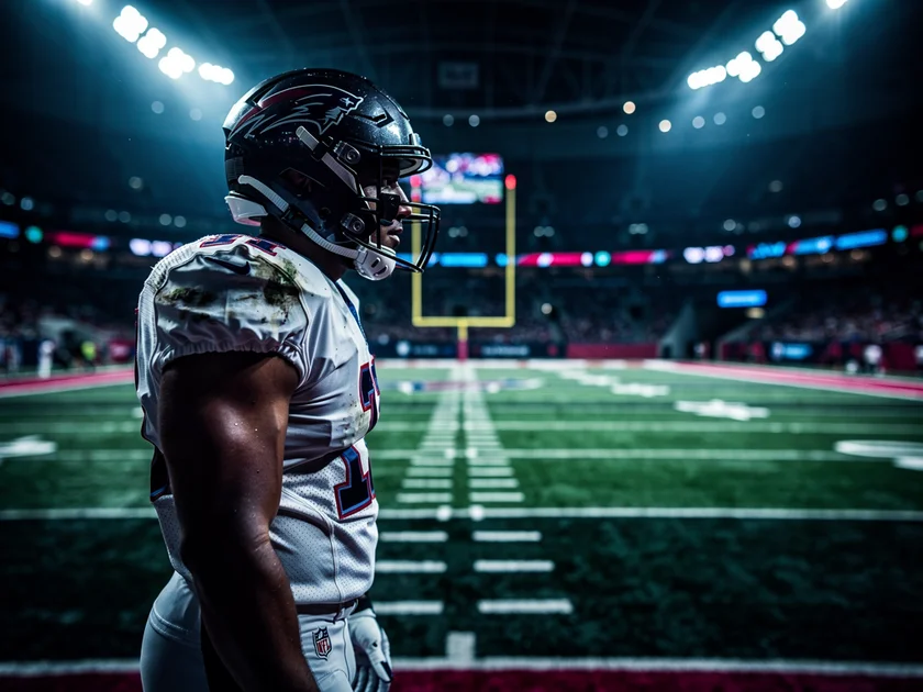 A.J. Brown in Philadelphia Eagles uniform running a route during an NFL game in 2025