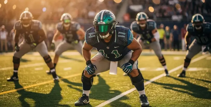 Bo Nix dropping back to pass for the Denver Broncos during a 2025 NFL regular season game