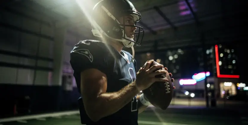 Denver Broncos quarterback Bo Nix under center at Empower Field at Mile High during 2025 season