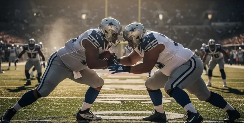 Detroit Lions left tackle Taylor Decker in uniform during an NFL game at Ford Field