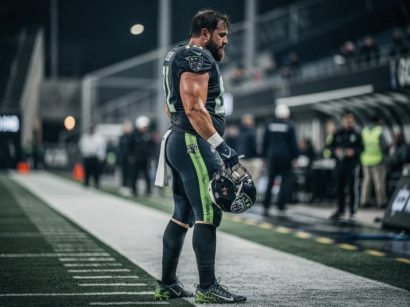 George Kittle in San Francisco 49ers uniform highlighting the team's 2026 salary cap decisions