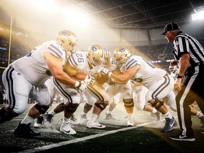 Lamar Jackson in Baltimore Ravens uniform reacting to the Maxx Crosby trade news on social media