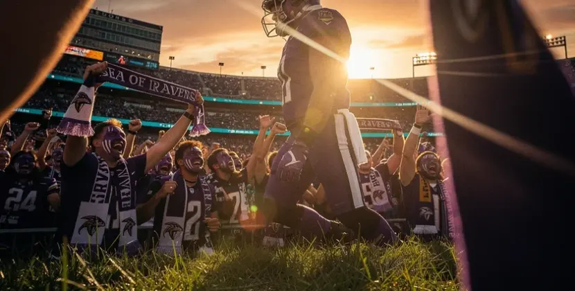 Lamar Jackson in Baltimore Ravens uniform with backup QB Tyler Huntley during 2026 NFL offseason pra