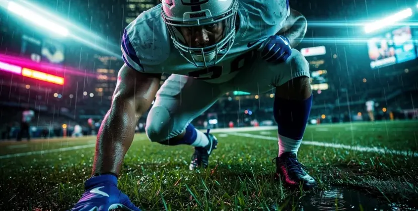 Los Angeles Rams defensive lineman Braden Fiske rushes the passer during a 2025 NFL game