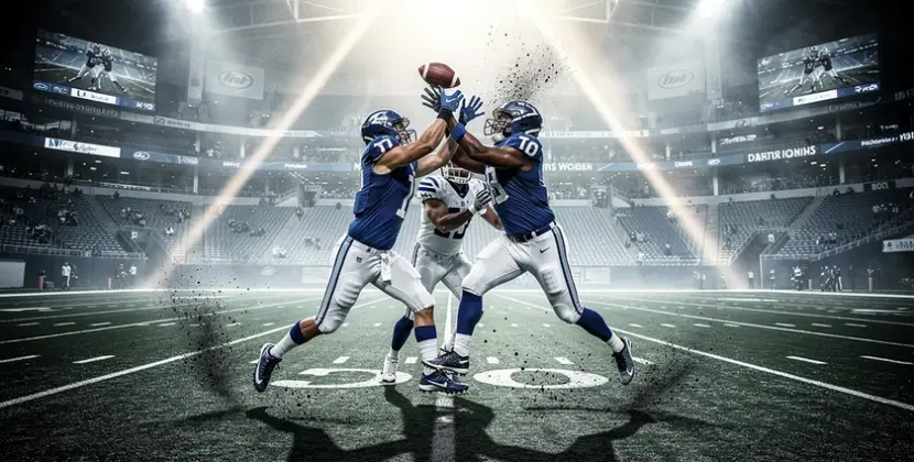 USC wide receiver Makai Lemon running a route, representing College Football's top 2026 NFL Draft pr