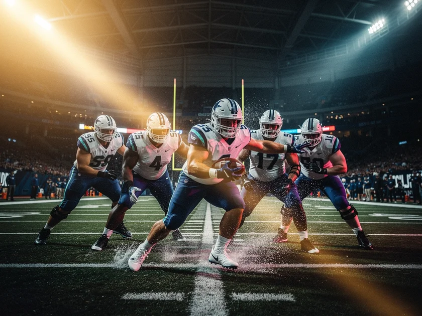 Maxx Crosby in Las Vegas Raiders uniform rushing the passer during an NFL regular season game