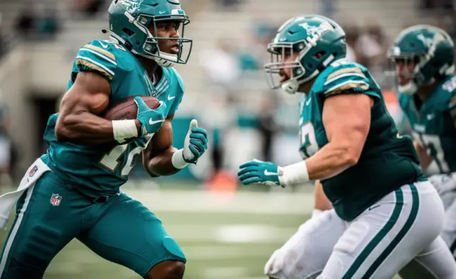 Minnesota Vikings wide receiver Jordan Addison running a route during an NFL game in 2025