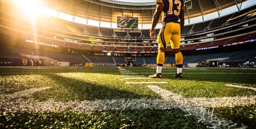 New Orleans Saints running back Alvin Kamara in uniform during an NFL offseason workout in 2026