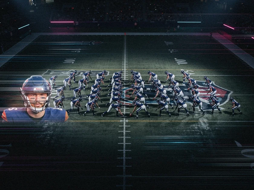 New York Giants helmet on field during 2026 NFL offseason free agency period targeting three players