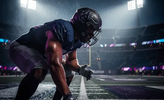 New York Jets helmet on display ahead of the 2026 NFL Draft edge rusher and receiver selections