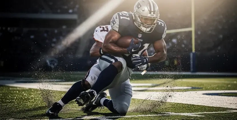 Pittsburgh Steelers helmet on the field as team pursues Kenneth Walker III in NFL free agency