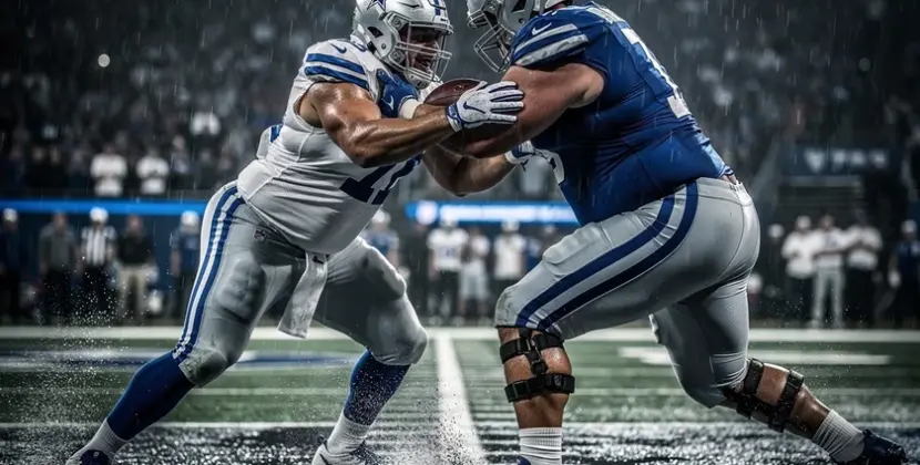 Tampa Bay Buccaneers defensive end rushing the passer during an NFL game in 2025