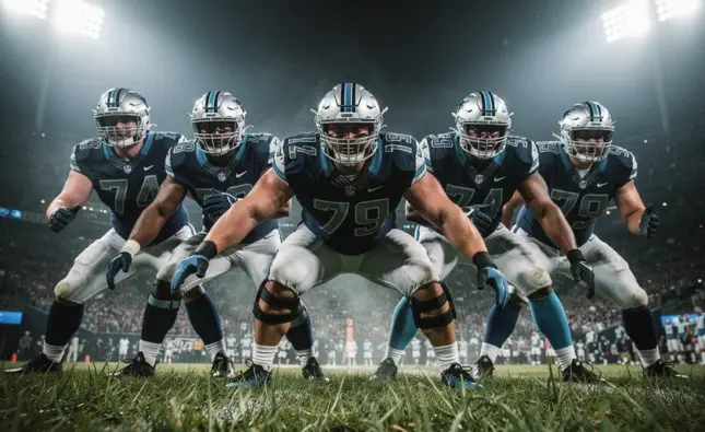 Tennessee Titans helmet on field as team prepares for 2026 NFL Draft offensive line additions