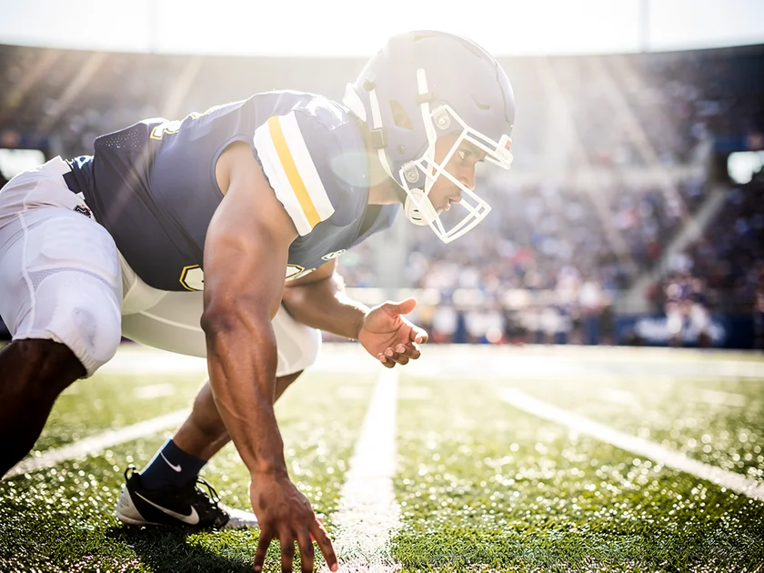 Will Anderson Jr. in Houston Texans uniform rushing the passer during a 2025 NFL regular season game