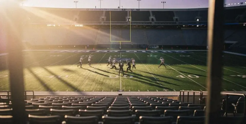 Denver Broncos quarterback Bo Nix in uniform with Aaron Rodgers free agency rumor context 2026