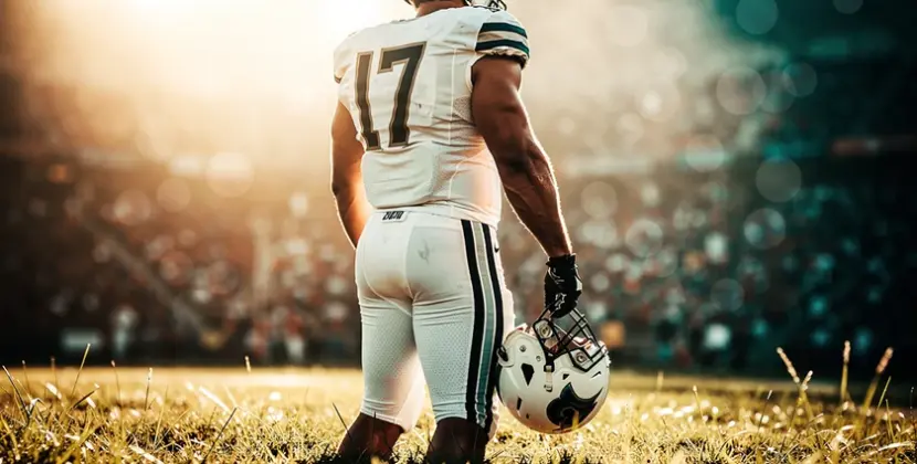 Denver Broncos linebacker Dre Greenlaw in uniform during his one season with the team