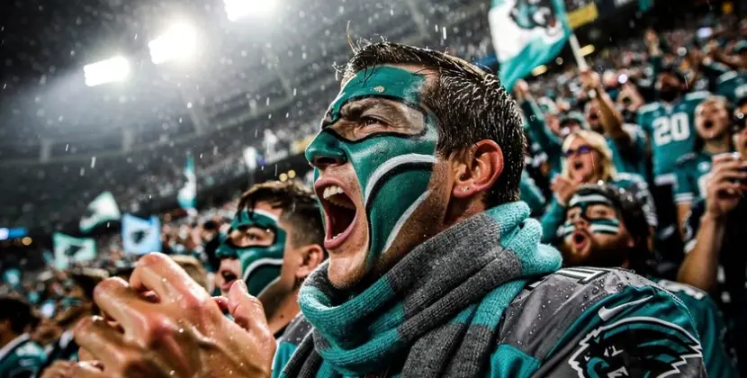 New York Giants defensive lineman Dexter Lawrence preparing to rush against Detroit Lions offensive line at Ford Field 2026